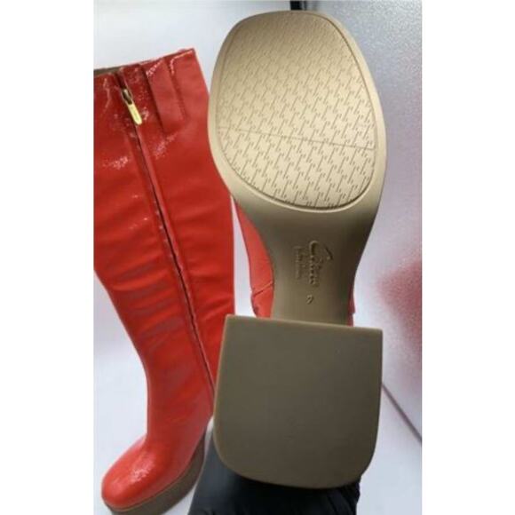 NWT Circus NY by Sam Edelman Women's Sandy Knee High Boot Poppy Orange Haze 7M - Picture 8 of 8